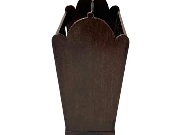 Willem Penaat Art Deco Amsterdam School Magazine Rack for Metz & Co., 1920s